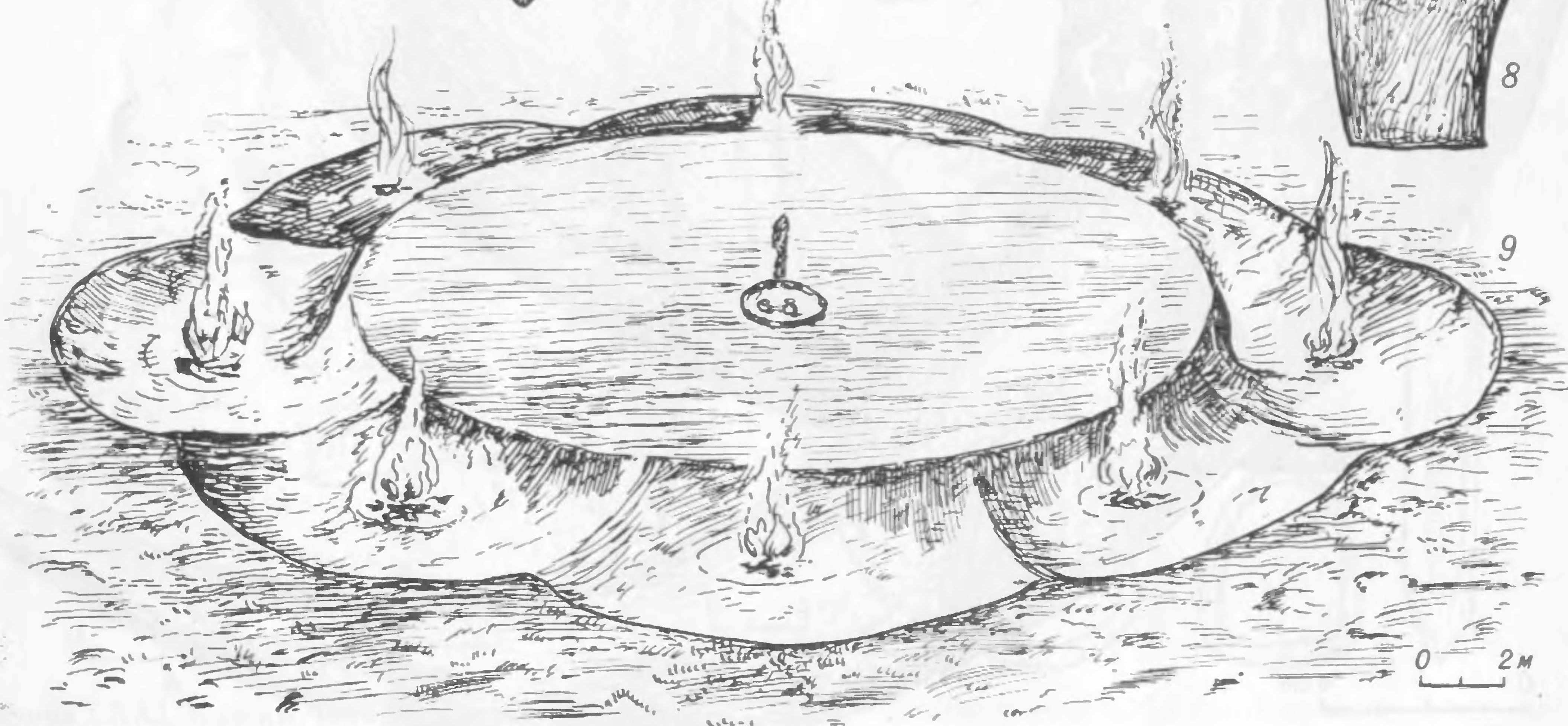 Святилище в Перыни. Реконструкция